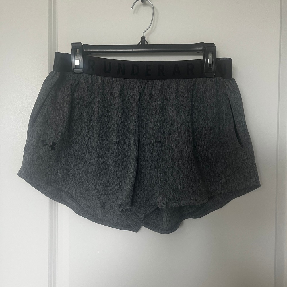 Womens Under Armour Shorts Gray XL